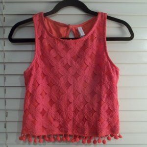 Xhilaration - Crop Top, Tank Top Red ** EUC **